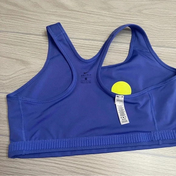 Nike Swoosh Plus Size Blue Racer Back Medium Support Sports Bra Women’s size 1XL - Picture 7 of 10